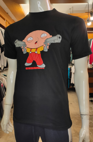 CONTROVERSO CTV TE019 TSHIRT MEI 249 PLAY GUN HITAM