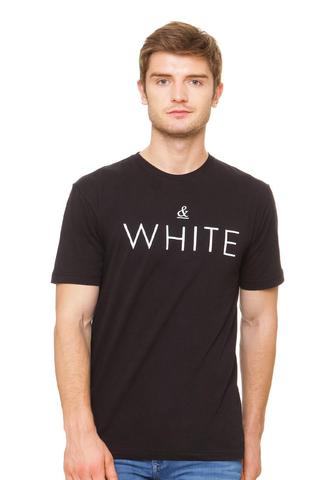 END-QL012/TSHIRT-E-WHITEBLACK-BLACK-M